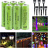 JINTION Solar Rechargeable Ni-MH AA Batteries AA 400 mAh Battery 8 Pack...
