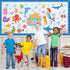 gisgfim Under The Sea Bulletin Board Decoration Set Classroom Sea Animals Cutouts Borders for School Decor Ocean Theme Summer Welcome Bulletin Boa...