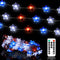 Independence Day String Lights, Impress Life USA American Stars Flag Lighting 4th of July Red White Blue 10ft 40 LEDs with Remote, Powered by Batt...