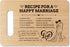 Wedding Bamboo Cutting Board Gifts, Recipe For A Happy Marriage Home Kitchen Decor, Engagement Bridal Shower Gifts For Couples Newlyweds Bride Gro...