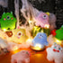 Hungdao 12 Pcs Mini Stuffed Animal Bulk Small Devil Plush Keychain Easter Gifts for Kids Mini Emotion Plush Animals Toys Christmas Goodie Bag Fill...