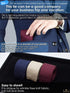 Men's Knit Tie Slim Skinny Square Necktie Width 2.2 inches Washable Solid Color White...