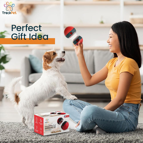 Enhanced Dog Treat Dispenser Toy-Premium Snoop Dog Toy-Puzzle Feeder Dog with Adjustable Food Dispenser Suitable for Interactive Small-Medium and ...