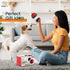Enhanced Dog Treat Dispenser Toy-Premium Snoop Dog Toy-Puzzle Feeder Dog with Adjustable Food Dispenser Suitable for Interactive Small-Medium and ...
