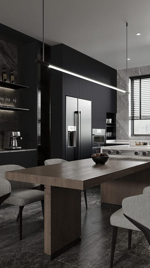 Dimoon 118"x15.7" Skin Wallpaper Thicken Black Matte Stick and Peel Wallpaper Removable Wallpaper Black Waterproof Black Contact Paper Pure Black ...