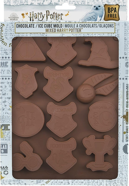 Cinereplicas Harry Potter - Ice Cube & Chocolate Mold Mixed logos - Official License...
