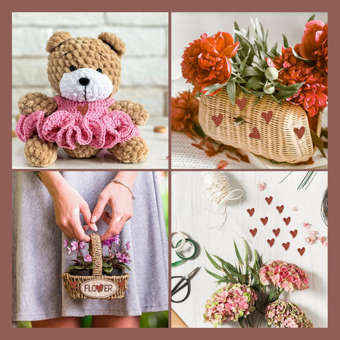 EORTA 100 PCS Brown Wooden Buttons for Sewing Wood Crafts Button with 2 Holes Heart Shaped for Arts Projects Scrapbooking Clothing DIY Supplies...