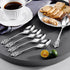 KEAWELL Luxurious 5.1-Inch Espresso Spoons Set - 6 Pieces - Mini Coffee Spoon, 18/10 Stainless Steel - Gorgeous Design with Exceptional Mirror Pol...