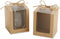 Kate Aspen Kraft Style Display Gift Boxes for Stemless Wine Glass, Wedding/Party Favors, 9-Ounce, Set of 12...