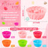 R HORSE 42Pcs Silicone Baking Molds Pumpkin Silicone Cups Non-Stick Muffins Mould Washable Cupcake Liners Donut Cake Pan Reusable Cupcake Wrapper ...