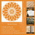 9 Pack Large Mandala Stencils for Painting 12x12 Inches Mandala Painting Templates Reusable Floral Mandala Drawing Stencils for Wall Floor Furnitu...