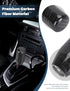Car Gear Shift Knob, Carbon Fiber Shifter, Universal Carbon Fiber Shift Knob, Shift Knob 5 Speed, Car Gear Knob Manual Stick Shift Knob Shifter wi...
