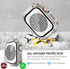 (2 in 1) KADES for Waterproof Apple Watch Screen Protector Case Series 9 8 7 45mm Accessories, Protective PC Face Cover Built-in Tempered Glass Fi...