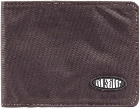 Big Skinny Men's Bifold Slim Wallet, holds up to 25 Cards...
