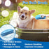 Dog Bath Brush, Massaging Pet Brush Scrubber, Silicon Shampoo Brush with Rubber Bristles, Removes all Loose Fur, Brush for Long, Medium, and Short...