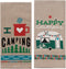 Kay Dee Designs Camping Adventures Chambray Towel Set - One Each Happy Camper & I Heart Camping...