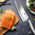 DDF iohEF Kitchen Knife, Chef's Knife In Japanese Stainless Steel Professional Santoku Cooking Knife, 7 Inch Non-slip Ultra Sharp Knife with Ergon...