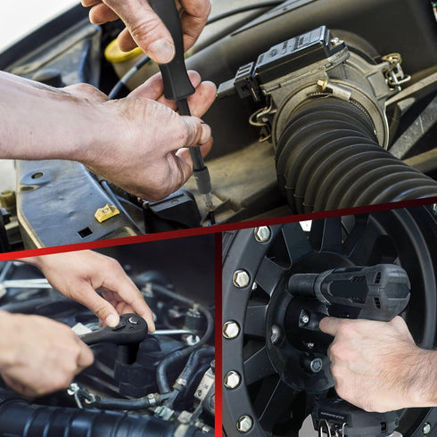 Torx Bit Socket and Female External Socket Set 24PCS, LLNDEI 10 Star Socket Bits (T8-T40)& 14 Female E-Torx Sockets (E4-E24) 1/4" 3/8" 1/2", CR-V,...