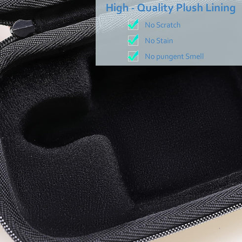 XANAD Black Case for JBL Go3 / Go 3 Eco Portable Wireless Bluetooth Speaker - Travel Protective Carrying Storage Case...