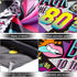 Irenare Back to The 80's Party Banner Backdrop Decorations Supplies for Photography Background, 73 x 43 x 0.04 Inch...