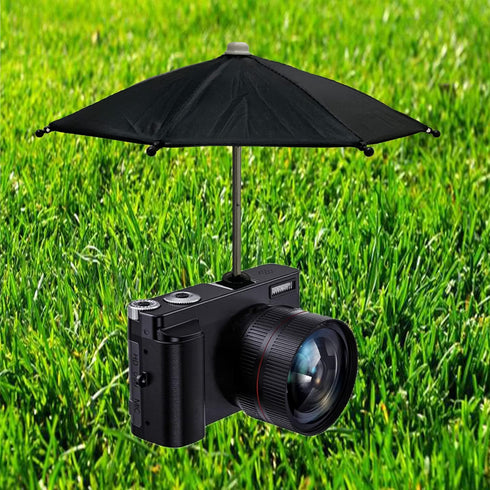 Camera Hot Shoe Umbrella?Camera Sunshade Sun Shade?Camera Rain Cover?Waterproof Camera Accessory, Protects Camera from Rain, Hot Sunshine,Snow,Bir...