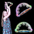 The Dreidel Company Flashing Tambourines Hand Held, 9" Inch Tambourine Flashes in Assorted Colors, Ring Metal Jingles Percussion Musical Education...