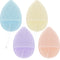 Qianyu 4 Pcs Gentle Facial Sponges Deep Pore Cleansing and Exfoliating Blackheads Daily Facial Cleansing Makeup Remover Reusable Glove Bath Sponge...