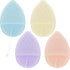 Qianyu 4 Pcs Gentle Facial Sponges Deep Pore Cleansing and Exfoliating Blackheads Daily Facial Cleansing Makeup Remover Reusable Glove Bath Sponge...