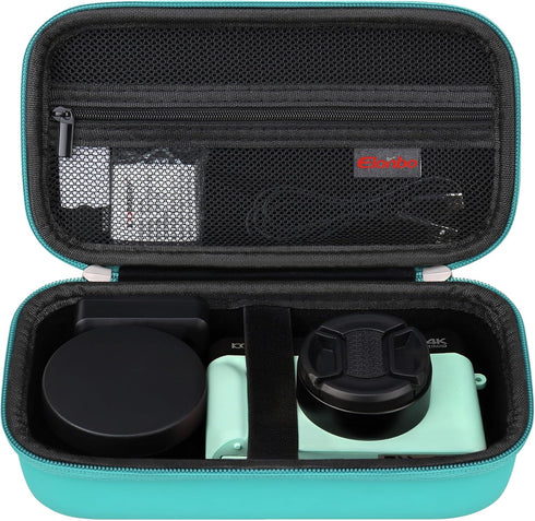 4K Digital Camera Carrying Case for Femivo/VETEK/IWEUKJLO/VJIANGER/WIKICO/Saneen/OIEXI 4K 48MP Vlogging Camera, Travel Compact Camera Storage Cove...
