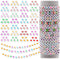 EuTengHao 1000 Pieces Letter Beads Kit 28 Styles Alphabet Beads Heart Beads for Bracelets Necklace Friendship Bracelet Making Kit (White Beads Col...