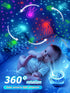 ?Gifts Package? Star Projector Light for Kids Gifts, 96 Lighting Star Light Room Lights Bedroom Decor,6 Films-360°Rotating LED Space Light Project...