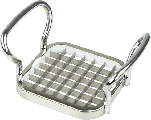 French Fry Cutter By Home Basics, French Fry Cutter Stainless Steel French Fry Slicer | With Easy Grip Handles,Silver...