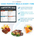 Toaster Oven Cheat Sheet Cooking Times Chart Magnet Accessories, Baking & Grilling Cookbooks, Food Temperature Guide Compatible with Breville, Cui...