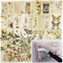 200Pcs Vintage Scrapbook Stickers, Aesthetic Junk Journal Stamping Supplies Kit, Scrapbooking Ephemera Washi Paper for Bullet Journaling Planners ...