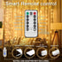 suddus Curtain Lights for Bedroom, 200 Led Hanging String Light Outdoor, Fairy Curtain Lights Indoor for Christmas, Dorm, Wall, Backdrop, Window, ...