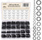 O Ring Kit, 910 Pcs Rubber O-Ring Assortment Kit, Plusmart 24 Sizes Washer Gasket Set for Pressure Washer, Plumbing Sealing Repair, Air or Gas Con...