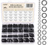 O Ring Kit, 910 Pcs Rubber O-Ring Assortment Kit, Plusmart 24 Sizes Washer Gasket Set for Pressure Washer, Plumbing Sealing Repair, Air or Gas Con...