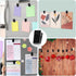 40 Pcs Self Adhesive Clips,Wall Clips for Hanging,Sticky Clips Tapestry Clips Photo Picture Poster Clips Plastic Spring Clips Hanging for Paper Ta...