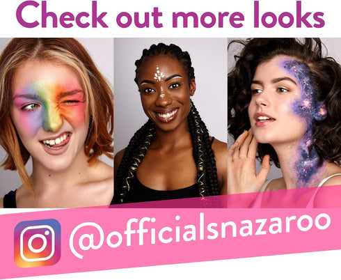 Snazaroo Metallic Face and Body Paint, 18.8g (0.66-oz) Pot, Electric Blue...