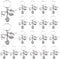 iMagitek 20 Pcs Football Keychains Football Helmet Charm Football Player Charm Keyrings for Football Lover Gifts...