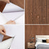 WENMER 17.7"x118" Wood Peel and Stick Wallpaper Brown Wood Wallpaper Wood Contact Paper Self Adhesive Wood Grain Wallpaper for Desk Cabinet Drawer...