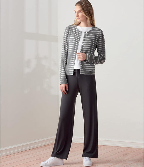 Simplicity Misses' Sleeveless Top, Button Front Cardigan, and Pull-On Pants Packet, Code 9272 Sewing Pattern, Sizes XS-XL, White...