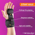 Maxi Wrist Straps for Weightlifting - Wrist Brace, Gym Accessories, Wrist Wraps, Hand Bands for Dumbells & Bars, Workout Equipment - Non-Slip Grip...