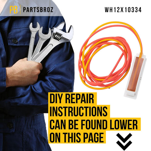 WH12X10334 GE Washer Lid Switch Assembly AP3968471 PS1482372 GHWN4250D1WW GTWN2800D1WW GTWN4250D1WS WJRR4170E6CC WJRR4170E6WW GTWN4950L0WS HSWP1000M3WW GTWN4250D0WS WJSR4160G2WW WHRE5550K2WW