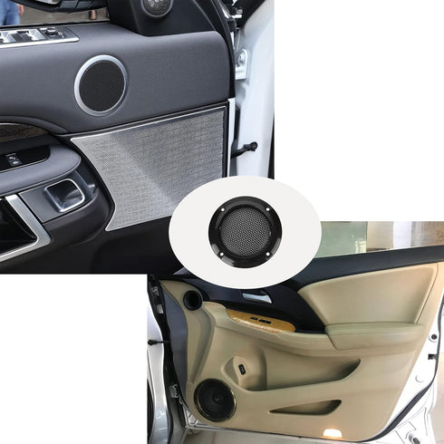 2pcs Speaker Grills Cover Metal Speaker Grill Mesh Round Woofer Guard Protector Cover Circle Speaker Grill Mesh Decorative with Screws......