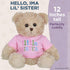 Bearington Little Sister Teddy Bear for Girls, 12 Inch Teddy Bear Stuffed Animal...