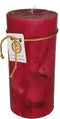 Handmade Scented Candle - Long Burning Pillar - Cranberry Woods Scent (Medium)...