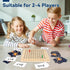 BAKAM Wooden Multiplication Board Math Game for Kids 8-12, Math Manipulatives Set with 100PCS Flash Cards for Kids 6-8 Years Old, Montessori Count...