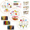 MAMUNU 3 Sets Embroidery Kit for Beginners, Embroidery Stitch Practice Kit with Floral Patterns, Embroidery Starter kit Cross Stitch Kits with Thr...