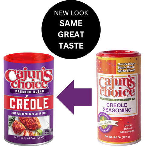 Cajuns Choice Creole Seasoning 3.8 oz (2 Pack)...